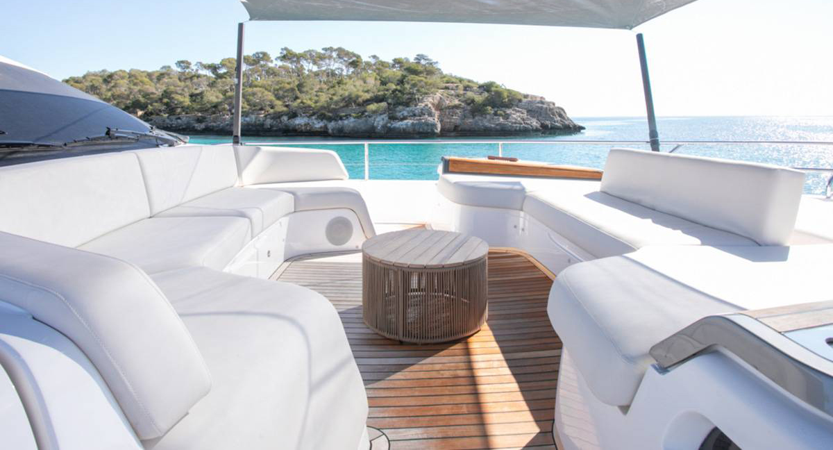 Boats.co yacht deck in Cala d'Or, Mallorca